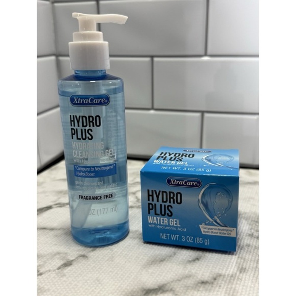 XtraCare Hydro Plus‎ Hydrating Cleansing Gel & Water Gel Hyaluronic Acid